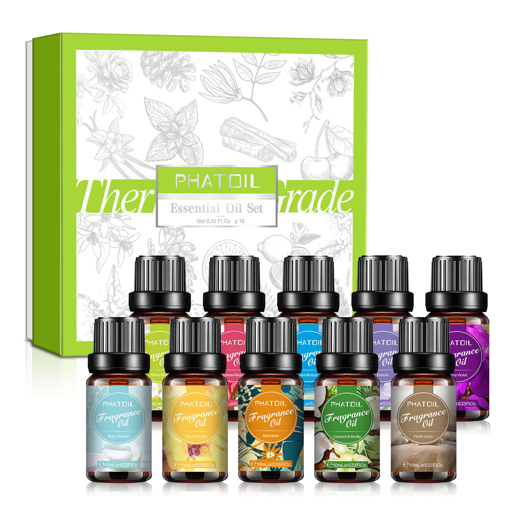 Musk White Oil - Fatil-ボトルのエッセンシャルオイル,10mlのセット,白いイスラム教徒,アロマディフューザー,加湿器,キャンドル,石鹸作り