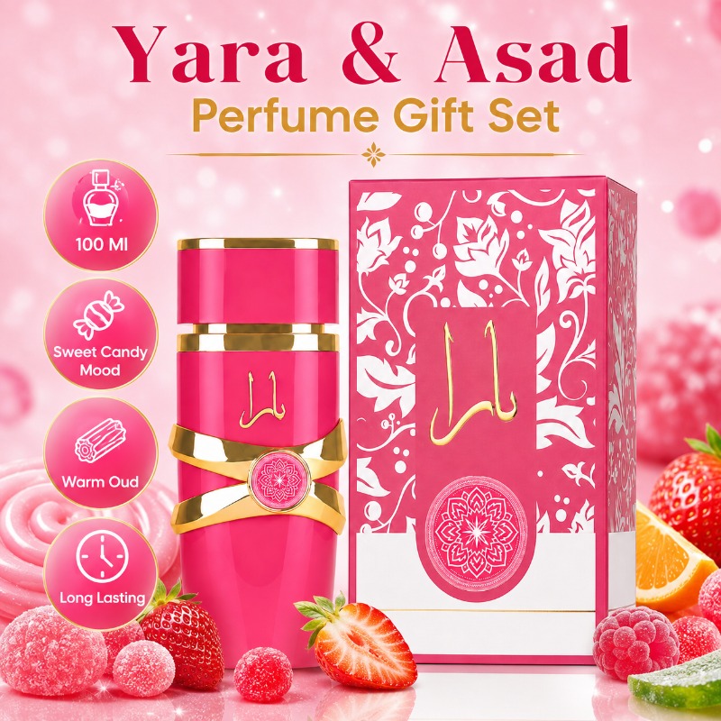 Yara Perfume Fragrance Notes - ヤラ＆アサド オードパルファム 100ml、ユニセックス エキゾチック アラビアン ウード