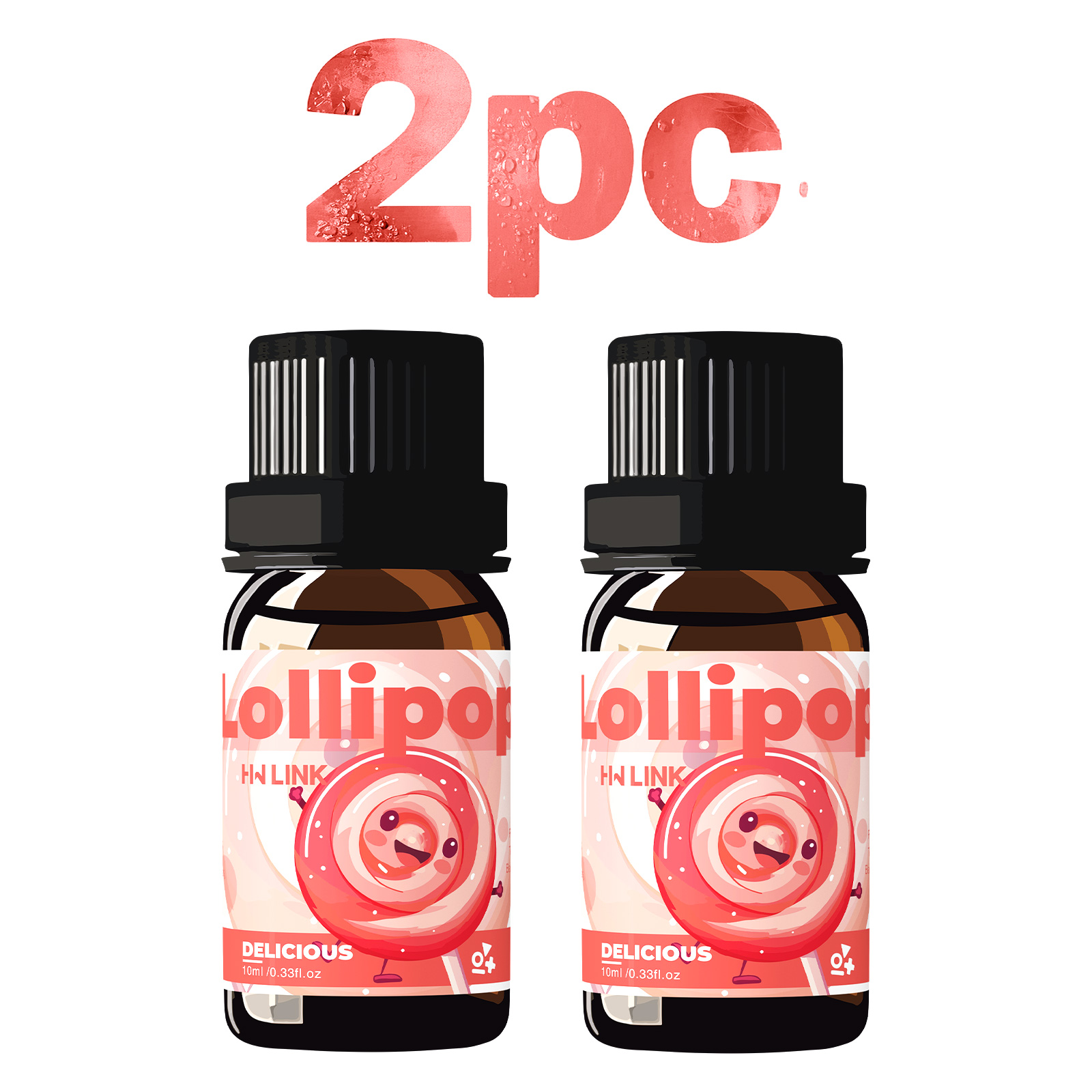 Perfume Fragrance Oils For Candles - キャンドル作り、加湿器、ディフューザー、ホームケア用の2個入り美味しい香りのオイル、長時間持続する香り。