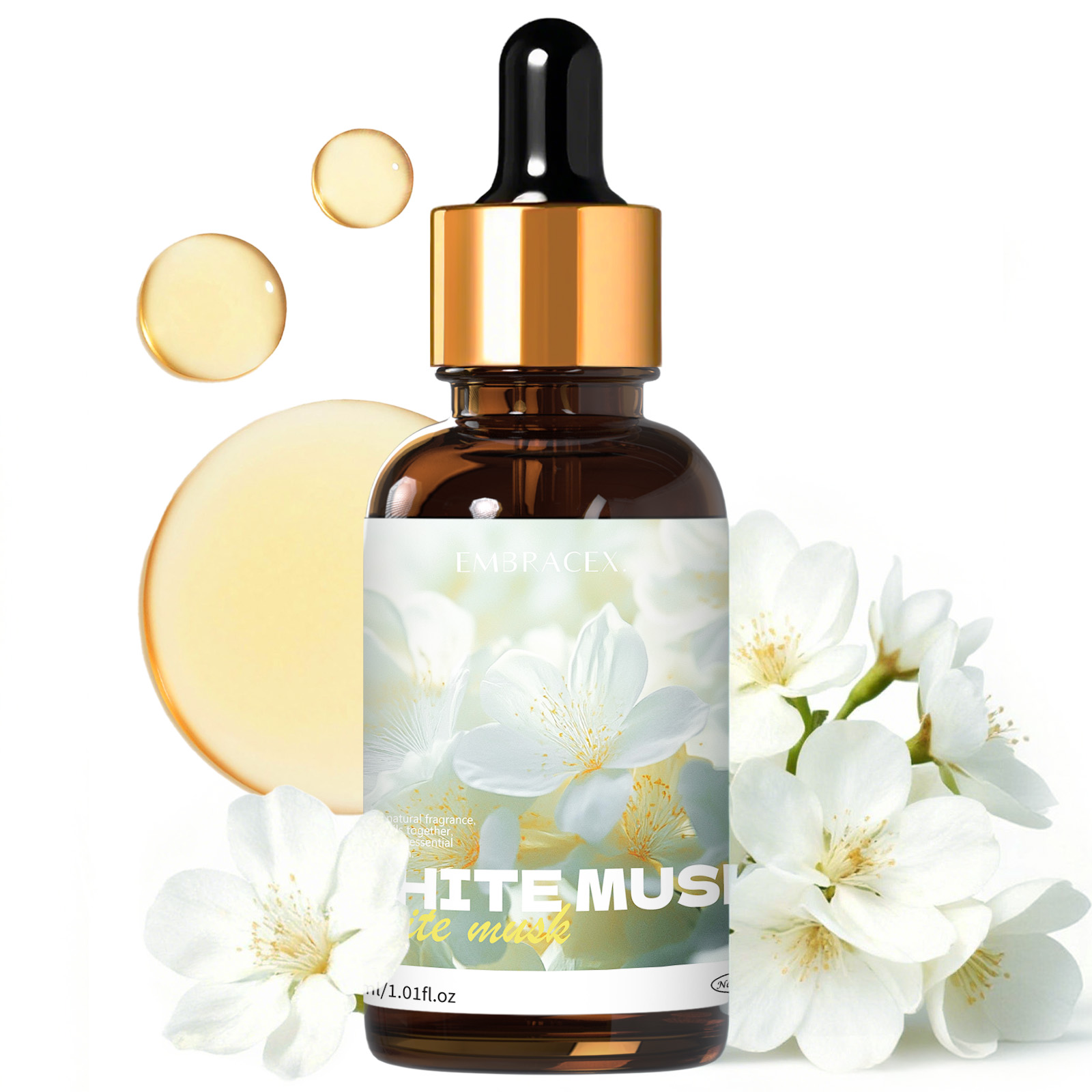 Perfume Fragrance Oils For Candles - 30ml ホワイトムスクフレグランスオイル 車用アクセサリー、ディフューザー用、キャンドル作り用、友人へのギフト、温かい香り、リードディフューザーオイル