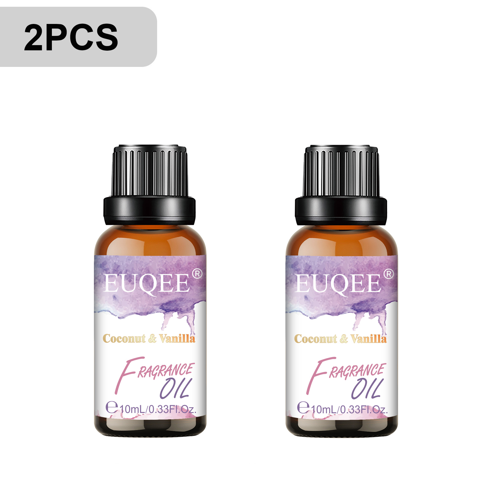Musk White Oil - EUQEE 2 ボトル 10ml アロマセラピーフレグランスオイルセット ディフューザー用