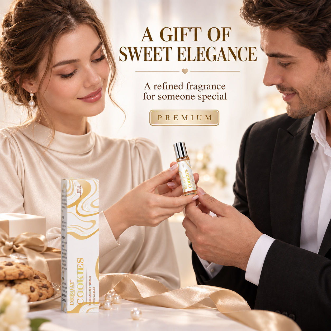 クッキーロールオン香水オイル（女性用）。甘い香りのフレグラン - On Perfume & Fragrance Kota Bogor のレビューと価格