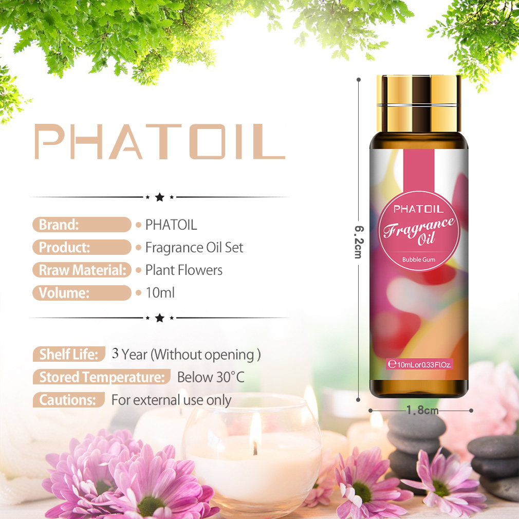 PHATOIL 9個入り 10ml フレグランスオイル キャ - Musk White Oil のレビューと価格