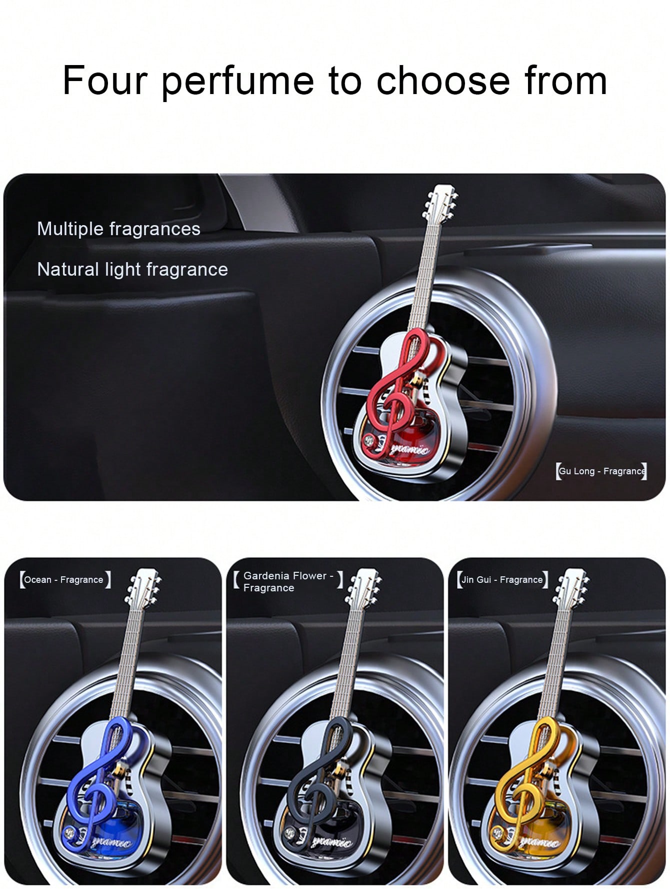 1個入り 車用エアコン吹き出し口用アロマセラピー 車内芳香剤 - Fragrance Perfume Note のレビューと価格