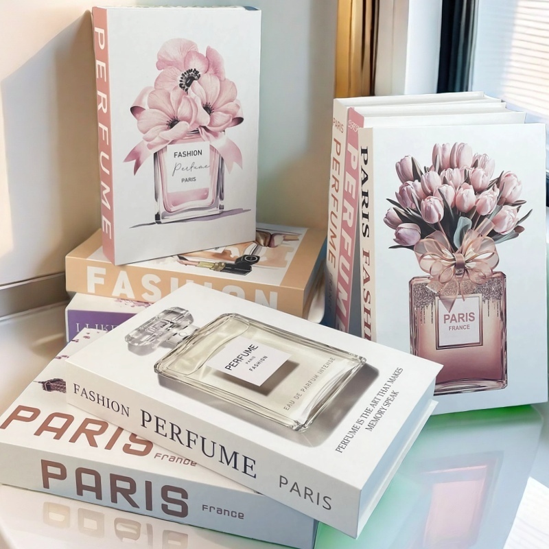 香水収納ボックス,オープンボックス,家の装飾,豪華な偽の本, - Perfume Fragrance House のレビューと価格