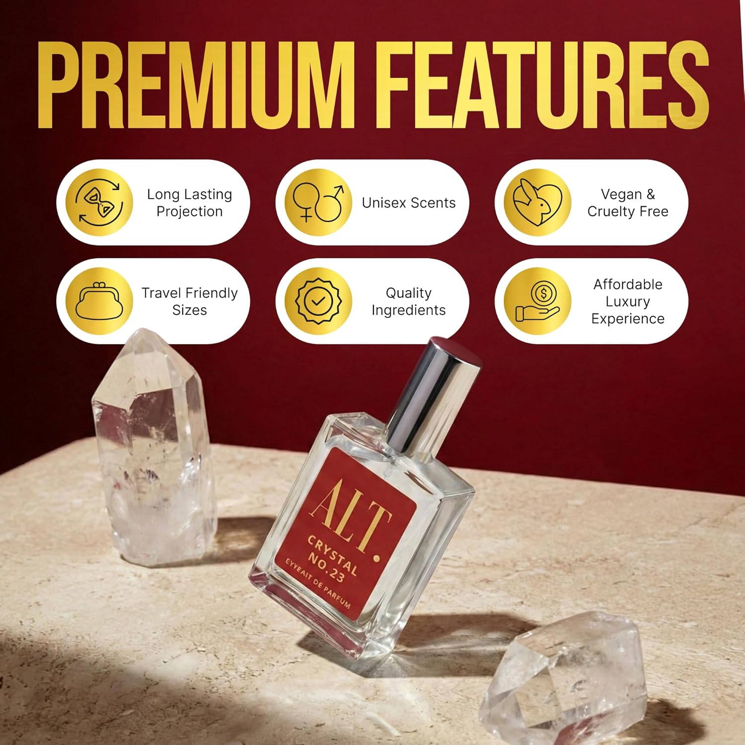 ALT. フレグランス クリスタル No. 23 – バック - Fragrance Perfume Note のレビューと価格