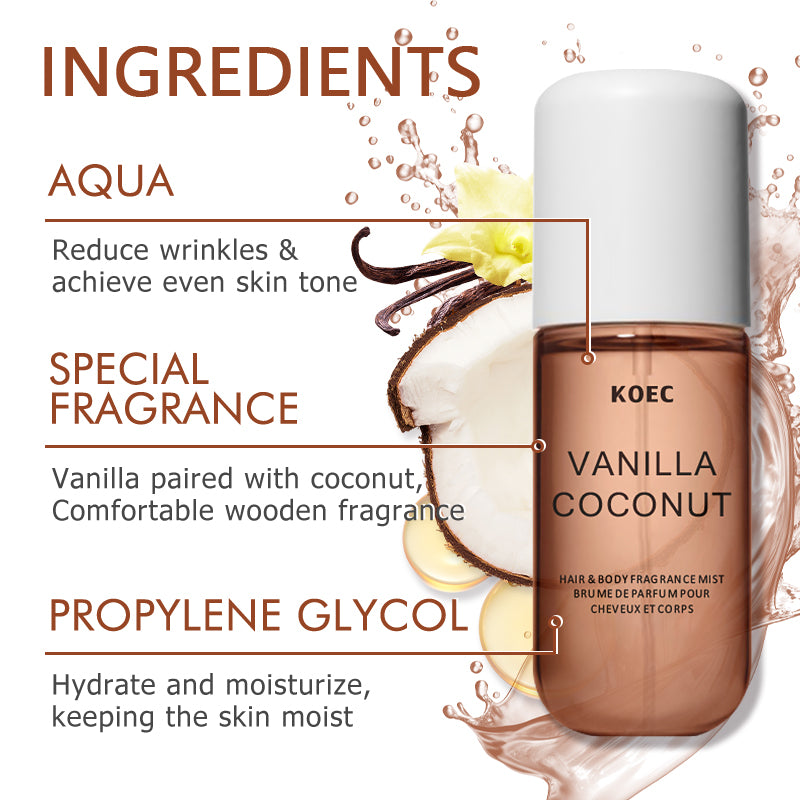KOEC バニラ＆ココナッツ フレグランスミスト 香水 リフ - Fragrance Perfume Note のレビューと価格